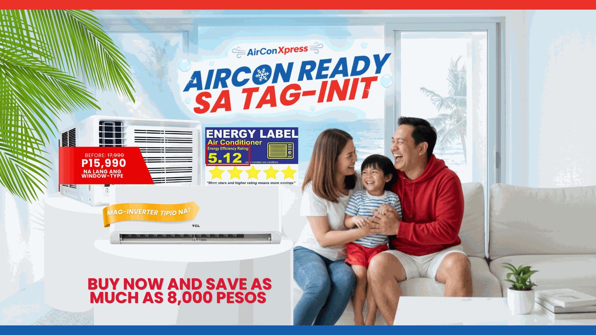 Aircon Ready sa Tag-Init Promotional Banner